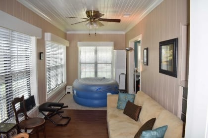 Each birth room is equipped with a birth pool to be used at your leisure for relaxation and ease of discomfort.