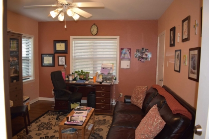 Your midwife will take time to sit and talk with you in her home-like office.